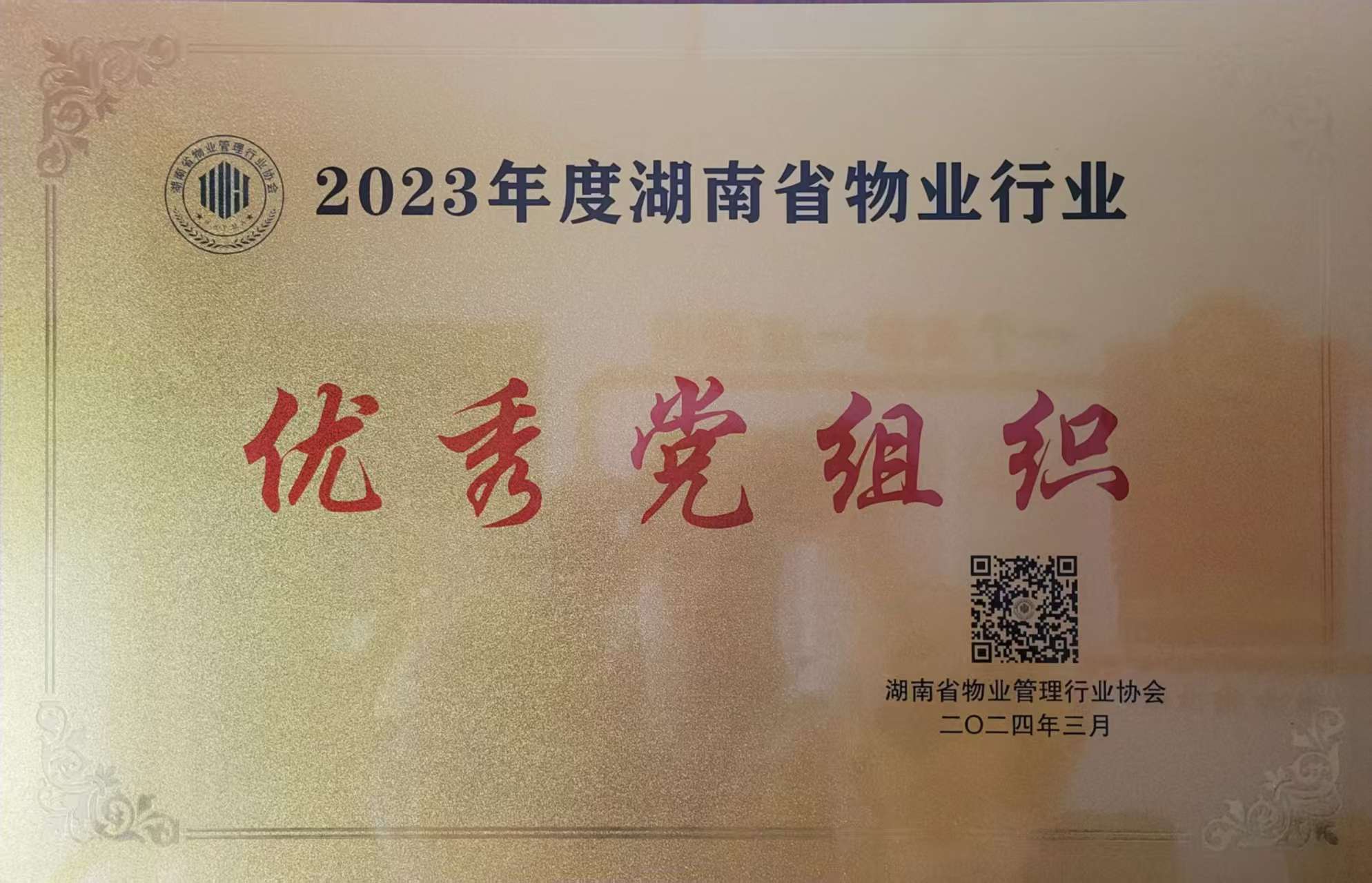 2023年度湖南省物業行業優秀黨組織